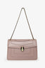 Bvlgari Light Pink Leather Serpenti Forever Shoulder Bag