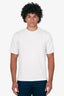 Prada White 3D Triangle Logo T-Shirt Size L Mens