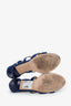 Jimmy Choo Blue Lizard Strappy Heels Size 39.5