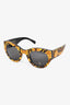 Versace Black/Yellow Medusa Cat Eye Sunglasses