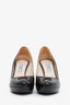 Prada Black Patent Leather Platform Pumps Size 36