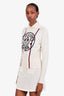Christian Dior White Cashmere Dioralps Stand-Collar Sweater Size 4