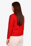 Gucci Red Cherry Embroidered Zip-Up Jacket Size XS