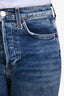 Re Done Blue Denim High Waisted 'Cigarette Pant' Jeans Size 26