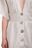 Reformation Beige Linen S/S Mini Dress Size 4
