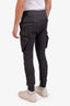 Rick Owens Grey Cotton Cargo Pants Size 38 Mens