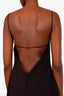 Dion Lee Black Strappy Mini Dress Size US 6