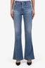 AG Adriano Goldschmied Light Wash Denim High Rise Flared 'The Quinne' Jean Size 26x32