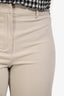 'S Max Mara Grey Cotton Cropped Flare Pants Size 4