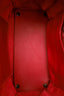 Balenciaga Red Calfskin Leather Mini Papier A4 Magnet Tote Bag with Strap