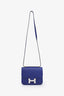 Hermès 2017 7T Bleu Électrique Epsom Leather Mini Constance 18 PHW