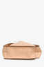 Stella McCartney Light Beige Pleather Logo Square Crossbody Bag
