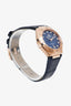 Omega 18K Sedna Gold Blue Aventurine Dial Constellation Co-Axial Master Chronometer 29mm Watch