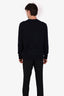 Loro Piana Navy Cashmere Crewneck Sweater Size 52 Mens