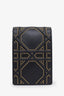 Christian Dior Black Leather Studded Vertical Diorama Crossbody Bag