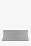 VBH Silver Metallic Glitter Manila Stretch Sparkle Clutch Bag
