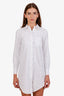 Thom Browne Oxford Grosgrain Placket Shirtdress Size 36