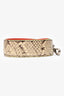 Fendi Leather Snakeskin Bag Strap