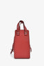 Loewe 2019 Burgundy Grained Leather Mini Hammock Crossbody Bag