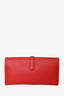 Hermès 2018 Red Evercolour Leather Jige 29 Clutch