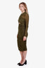 Bardot Green Mesh 'Aliyah' Midi Dress Size M