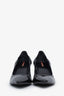 Prada Black Patent Leather Pointed Toe Heels Size 40