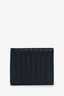 Bottega Veneta Navy Intrecciato Leather Bifold Wallet