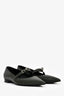 Hermès Green Leather Kelly Mary Jane Flats Size 38