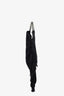 Saint Laurent Fall 2016 Black Suede Fringe Bracelet Serpent Hobo Bag