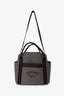 Hermès Grey/Brown Wool Grooming Bag