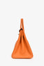 Hermès 2016 Orange Clemence Leather Birkin 35 GHW