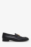Hermès Black Leather Paris Loafers Size 36