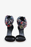 Stuart Weitzman Black Multicolour Mink Fur-Cuff 'Snowbiz' Heels Size 36.5