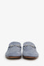 Gucci Light Grey Suede Horsebit Loafers Size 8 Mens