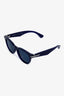 Burberry Blue Round Sunglasses