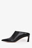 Stuart Weitzman Blue Leather Kitten Heel Ankle Boots