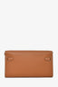 Hermès 2025 Gold Evercolor Leather Kelly To Go Wallet