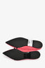 Hermès Pink Suede Crystal Detail Pointed Toe Flats Size 39