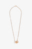 Cartier 18K Rose Gold/White Gold 6 Diamonds LOVE Pendant Necklace