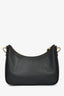Prada Black Saffiano Leather Re-Edition Shoulder Bag with Pouch