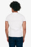 Moncler White Cotton Slim-Fit T-Shirt Size S Mens
