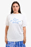 Christian Dior White Cotton 'Dior For My Real Friends' T-Shirt Size M