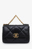 Pre-loved Chanel™ 2019 Black Goatskin Small 19 Flap Bag