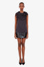 Saint Laurent Black Leather Mini Skirt Size 38