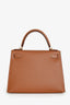 Hermès 2019 Gold Epsom Leather Kelly 28 with Strap