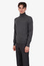 Tom Ford Grey Wool Turtleneck Knit Sweater Size 48 Mens