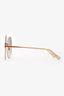 Chloe Metallic Red/Gold '14S' Sunglasses