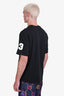 Amiri Black Cotton Flocked Hockey Skater T-Shirt Men's Size XS