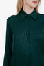 Gucci Green GG Silk Skirt + Top Set Size 40 and 42