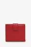 Gucci Red Interlocking G Leather French Wallet
